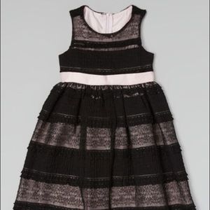 Girls lace overlay dress